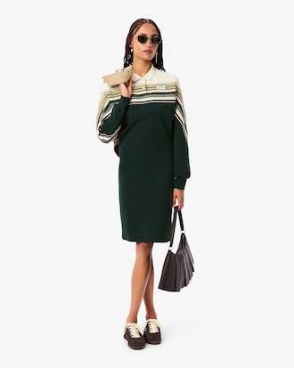 MIF 베트윙 소매 폴로 드레스