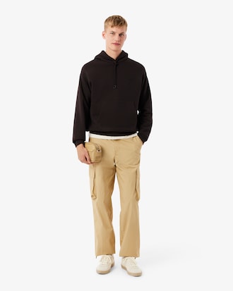 크록 시그니처 루즈핏 후드 스웻셔츠