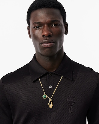 셔링 칼라 반팔 폴로 셔츠