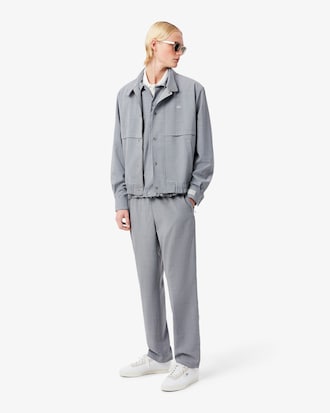 울 혼방 플란넬 조거 팬츠