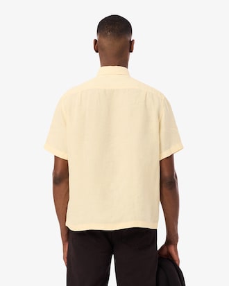 하와이안 카라 린넨 반팔 셔츠