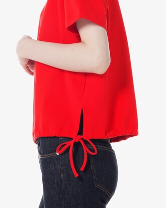 사이드 리본 폴로셔츠