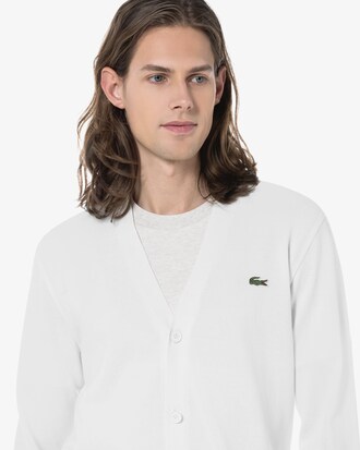 강연 피케 솔리드 가디건