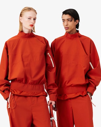 유니섹스 라이트 타프타 오버사이즈 점퍼