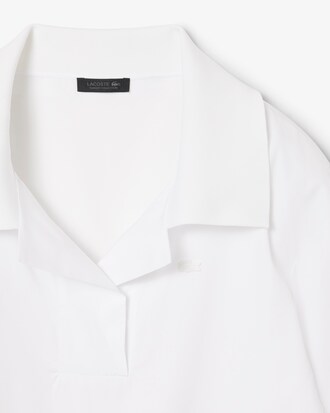 여성 코튼 포플린 숏 점프수트