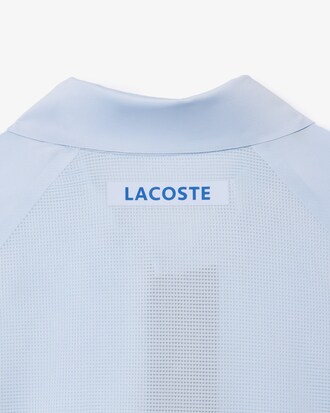 노박 부분 메쉬 반팔 폴로