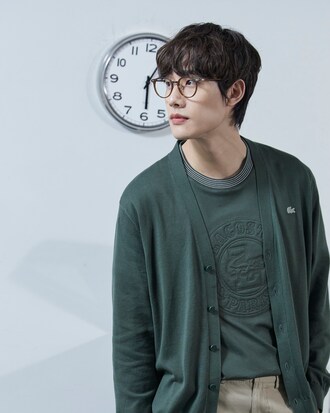 베이직 V넥 가디건