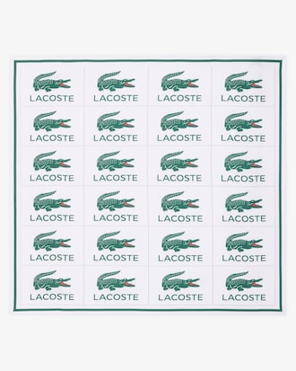 Lemarie 크록 그래픽 실크 스카프