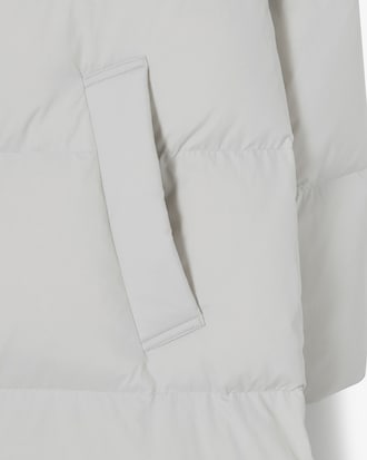 후드 헤비 다운 점퍼