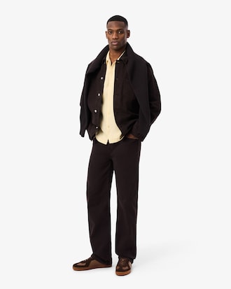 하와이안 카라 린넨 반팔 셔츠