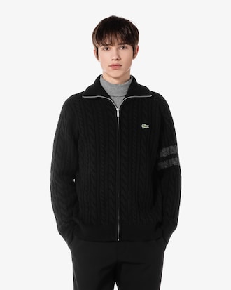 케이블 집업 가디건