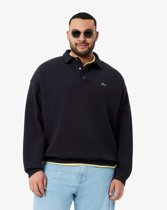 더블페이스 피케 폴로 스웻셔츠