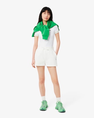 더블 파이핑 슬림핏 저지 티셔츠