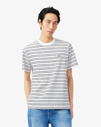 멀티 스트라이프 반팔 티셔츠