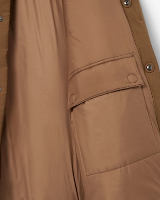 라이트 울 블렌드 오버사이즈 패디드 재킷