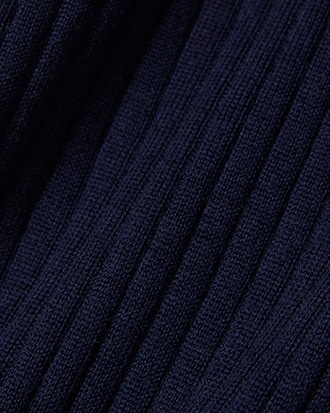 파인 메리노울 슬리브리스 스웨터