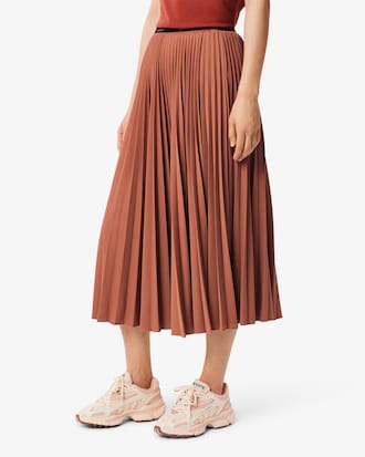 에센셜 롱 플리츠 스커트