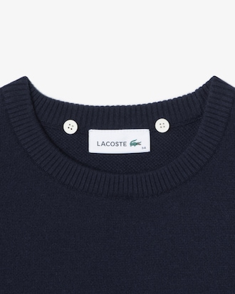 카라 탈부착 크루넥 스웨터