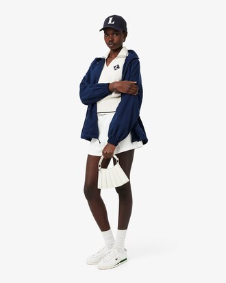 MIF 오픈카라 반팔 스웨터