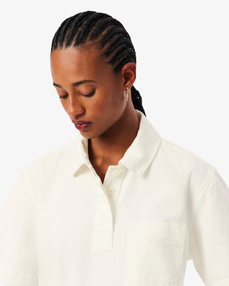 폴로형 데님셔츠