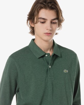 프렌치 레귤러핏 긴팔 베이직 폴로