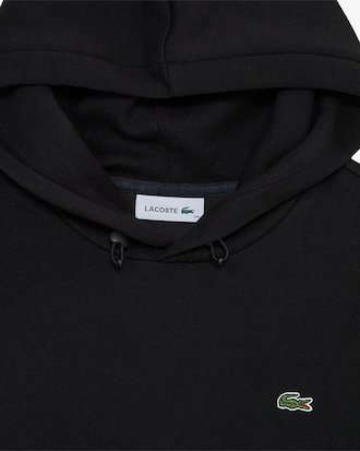 시그니처 테크니컬 피케 후드 스웻셔츠