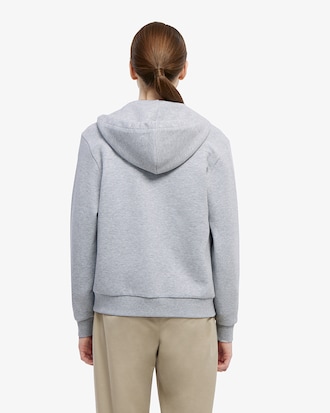 시그니처 테크니컬 피케 후드 집업