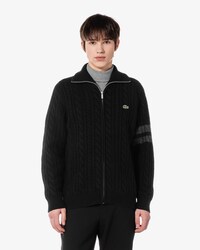 케이블 집업 가디건