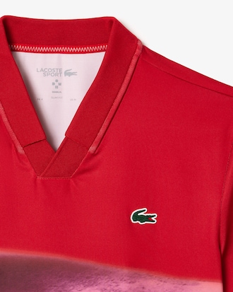 그라데이션 컬러 반팔 폴로