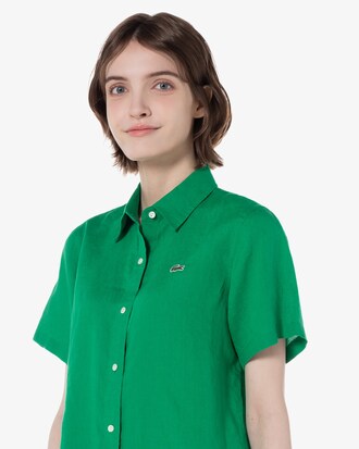 린넨 반팔 셔츠