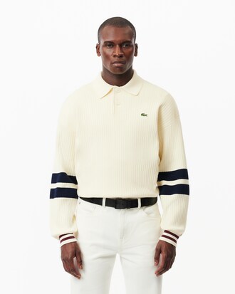 라코스테 L패턴 가죽 버클 벨트