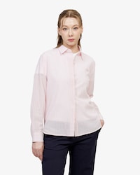 시어 코튼 스트라이프 셔츠