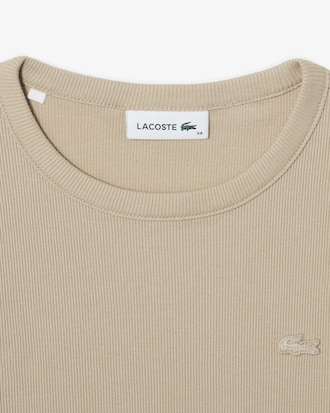 립조직 슬림핏 티셔츠