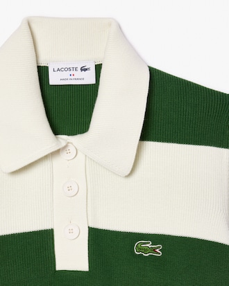 스트라이프 폴로 드레스