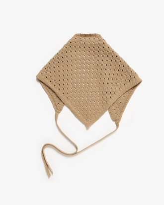 니트 크로쉐 스카프