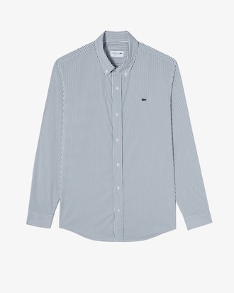 포플린 저지 스트라이프 셔츠