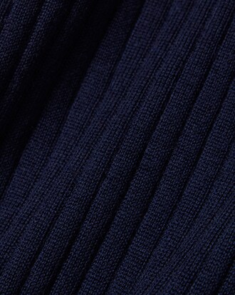 파인 메리노울 슬리브리스 스웨터