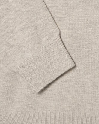 베이직 반집업 풀오버