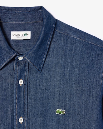 데님 셔츠 인디고