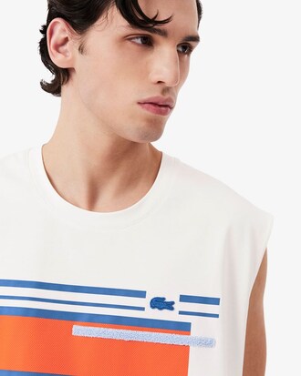 남성 헤비 저지 아트워크 루즈핏 탱크탑