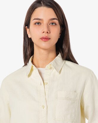 데님 아우터형 셔츠