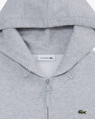 시그니처 테크니컬 피케 후드 집업