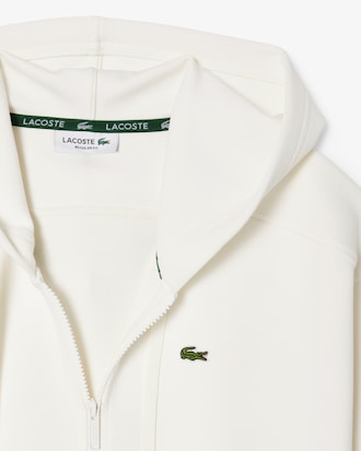 더블페이스 피케 후드집업 스웻셔츠