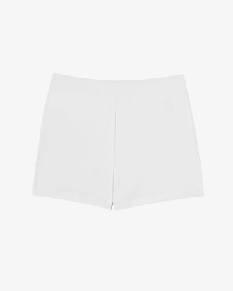 카라 반팔 우븐 드레스