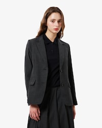 울 블렌디드 슬림 자켓