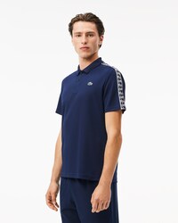 모노그램 패턴 테니스 폴로