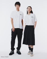 라코스테 X 고질라 클래식 핏 폴로 셔츠