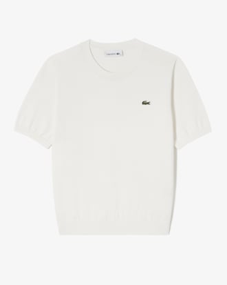 베이직 크루넥 반팔 스웨터