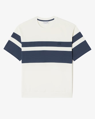 오버핏 밀라노 체스트 스트라이프 티셔츠