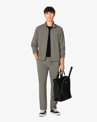 우븐 셋업 트랙 팬츠